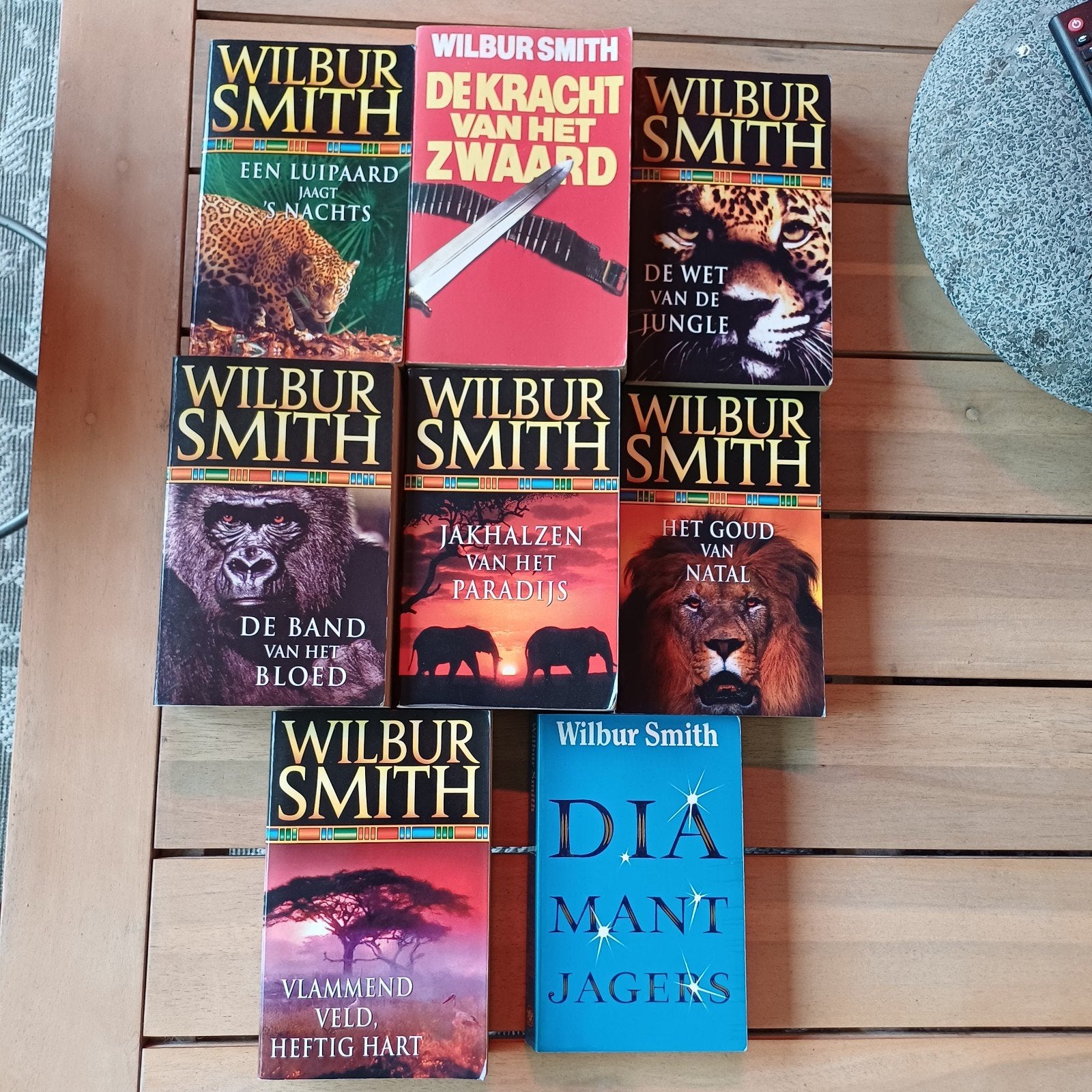 Wilbur Smith Boekenpakket - 8 Stuks, Ophalen of Verzenden, Gelezen, Wilbur Smith