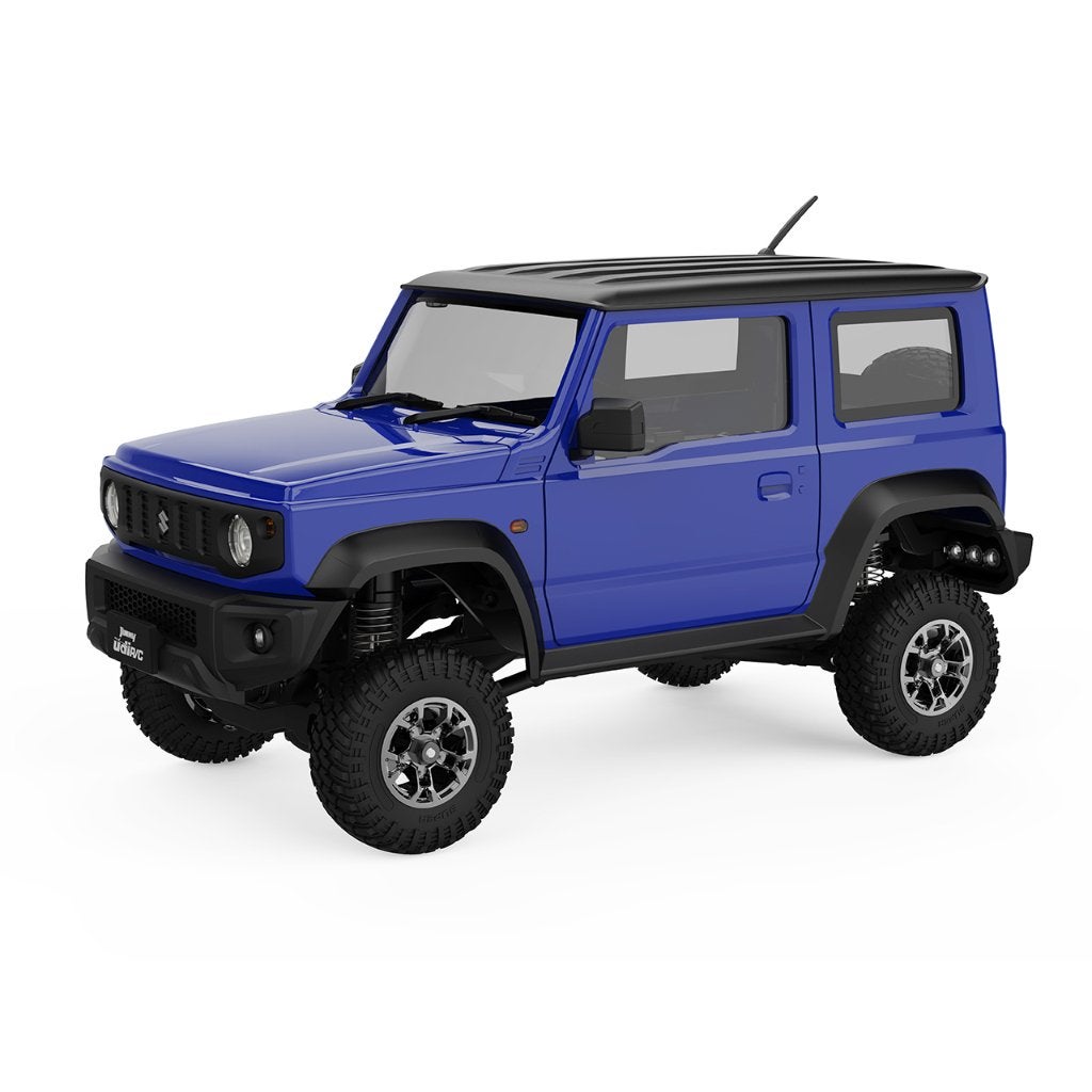 UDI R/C Crawler Suzuki Jimny 1/18 blauw incl accu en lader, Ophalen, ., Auto offroad, .