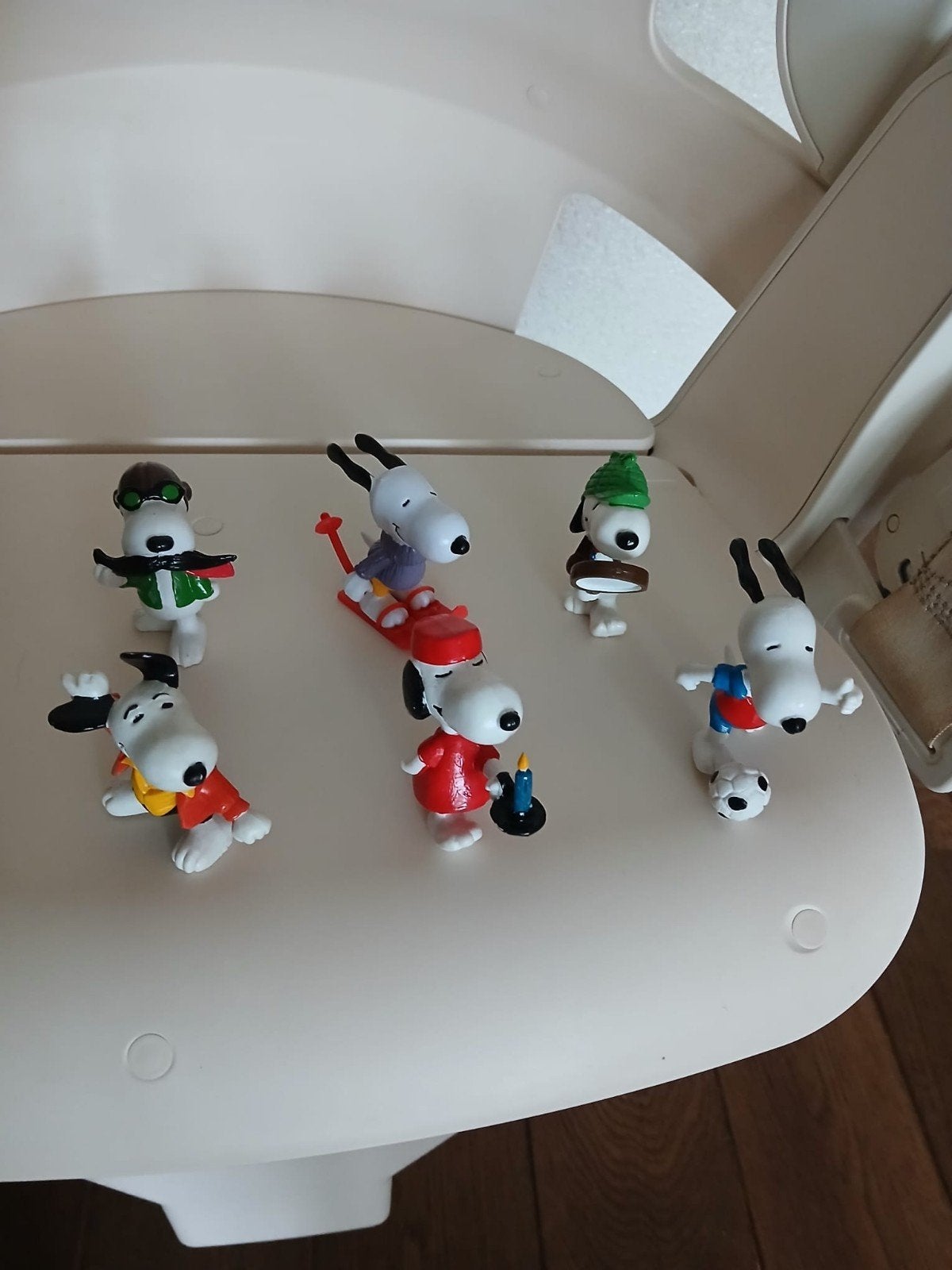 Snoopy poppetjes United Feature Syndicate Schleich. 6 stuks., Ophalen of Verzenden, Zo goed als nieuw