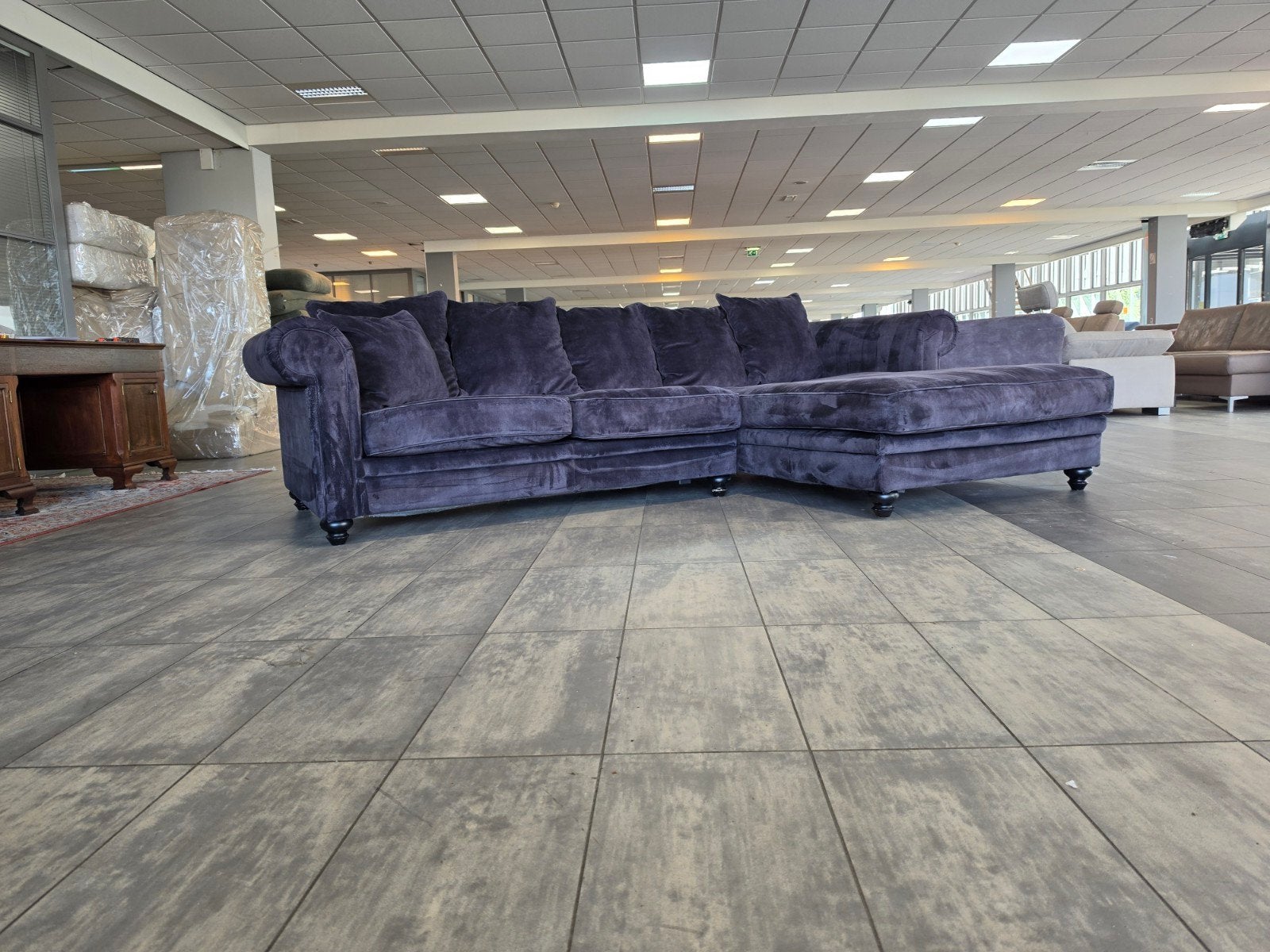 ✅️️️️️️️️️️️ GEREINIGD velvet hoekbank 300x200 | BEZORGEN, 125 tot 150 cm, Info@onbekend.nl, Hoekbank, 300 cm of meer