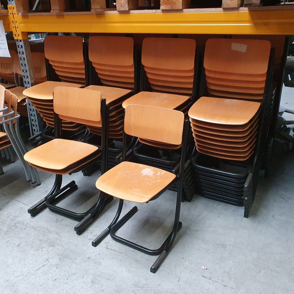 Presikhaaf houten schoolstoel - beuken, Huis en Inrichting, Niet ingevuld, Gebruikt, Niet ingevuld, Niet ingevuld