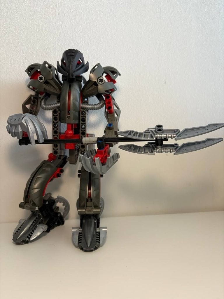 Lego Bionicle 8593 Makuta zonder instructies, Bionicle, Lego, Ophalen of Verzenden, Zo goed als nieuw