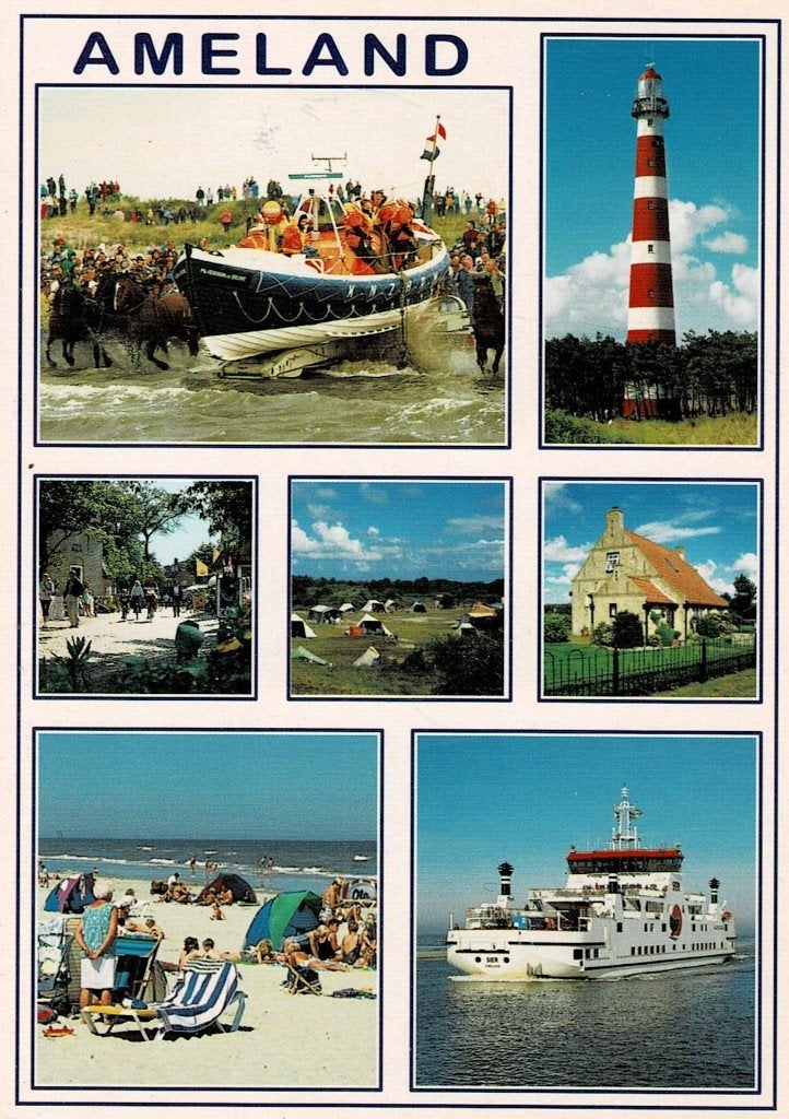 Ameland, Ophalen of Verzenden, 1960 tot 1980, Gelopen, Waddeneilanden