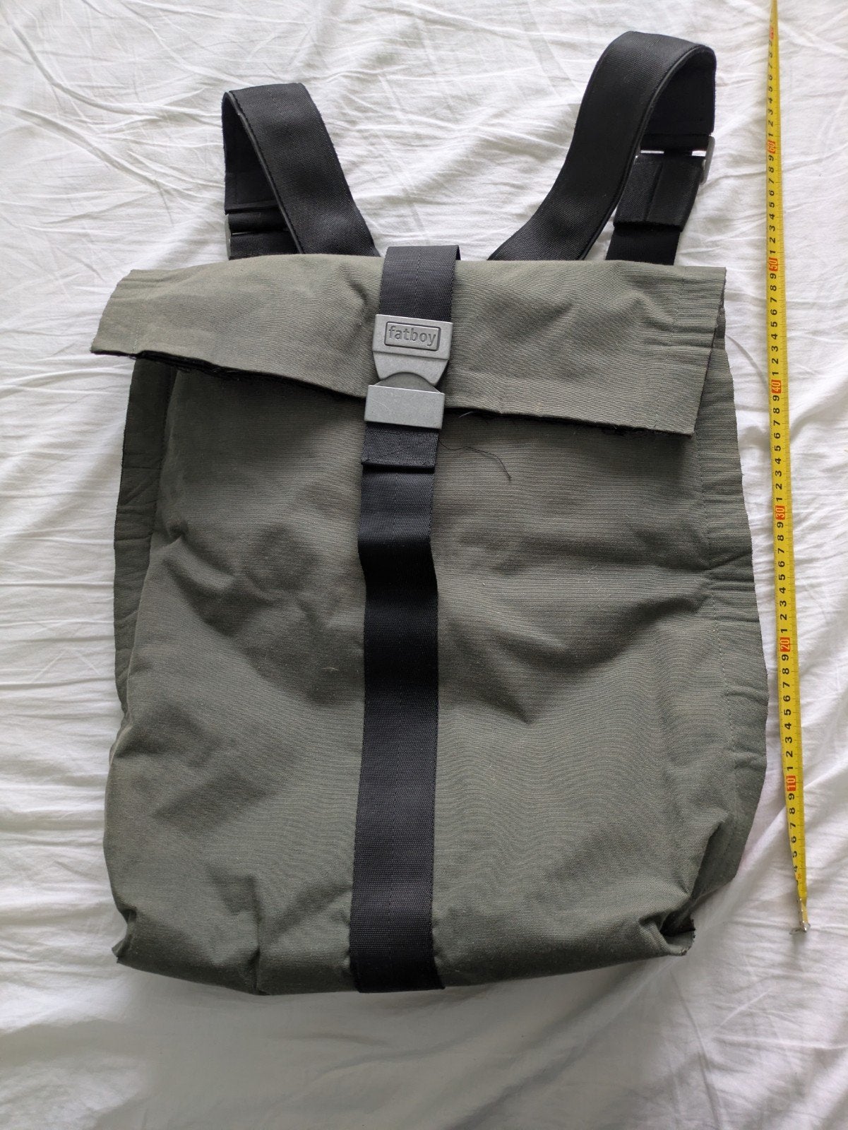 Fatboy Rugzak - Groen, Stevig en Stijlvol, Gebruikt, 25 tot 40 cm, Ophalen of Verzenden, Overige merken