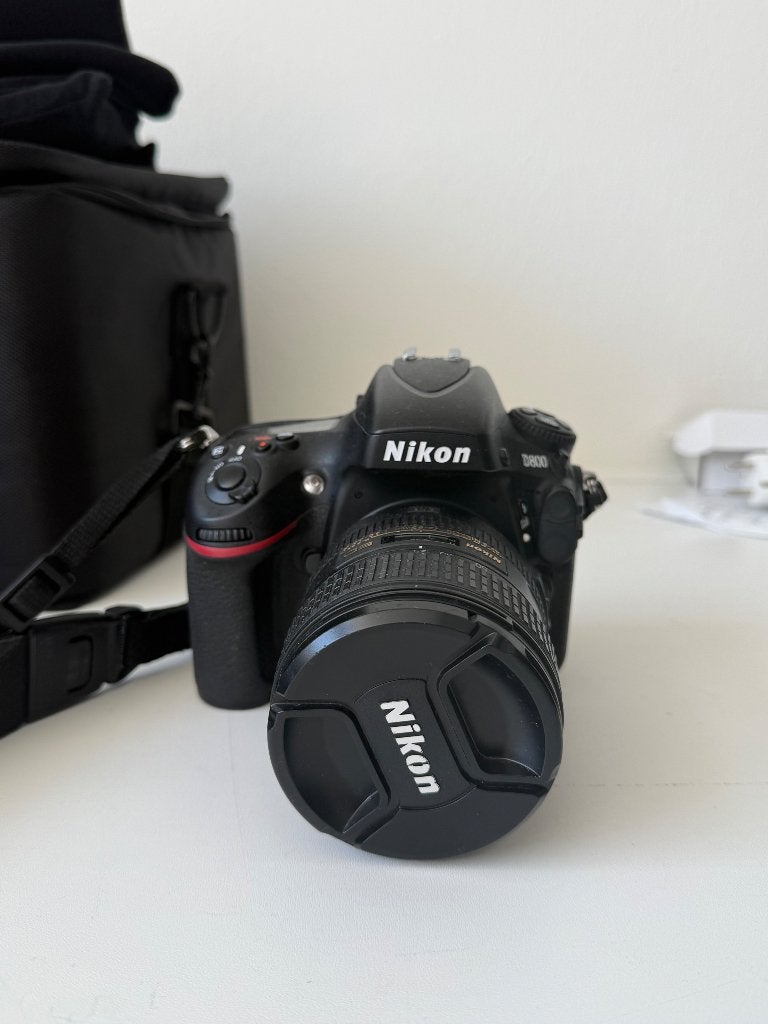 Nikon D800 + 24-85 mm, Audio, Tv en Foto, Fotocamera's Digitaal, Ophalen, Gebruikt, Spiegelreflex, Accu