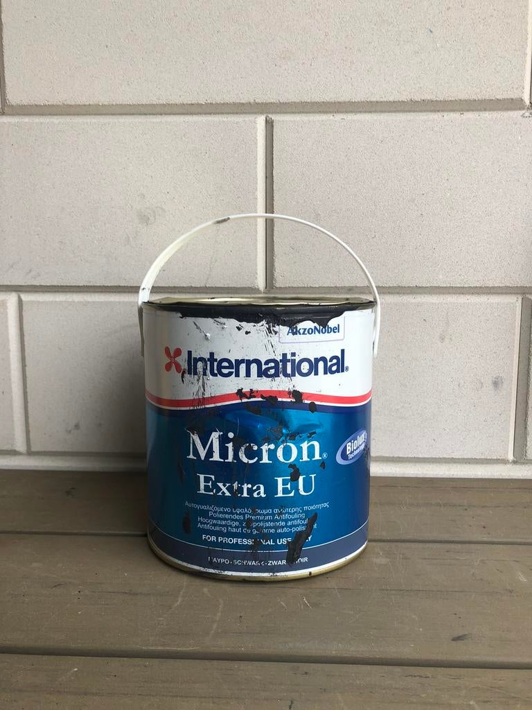 Micro Extra EU antifouling 2,5ltr, Watersport en Boten, Ophalen, Zo goed als nieuw, Verven