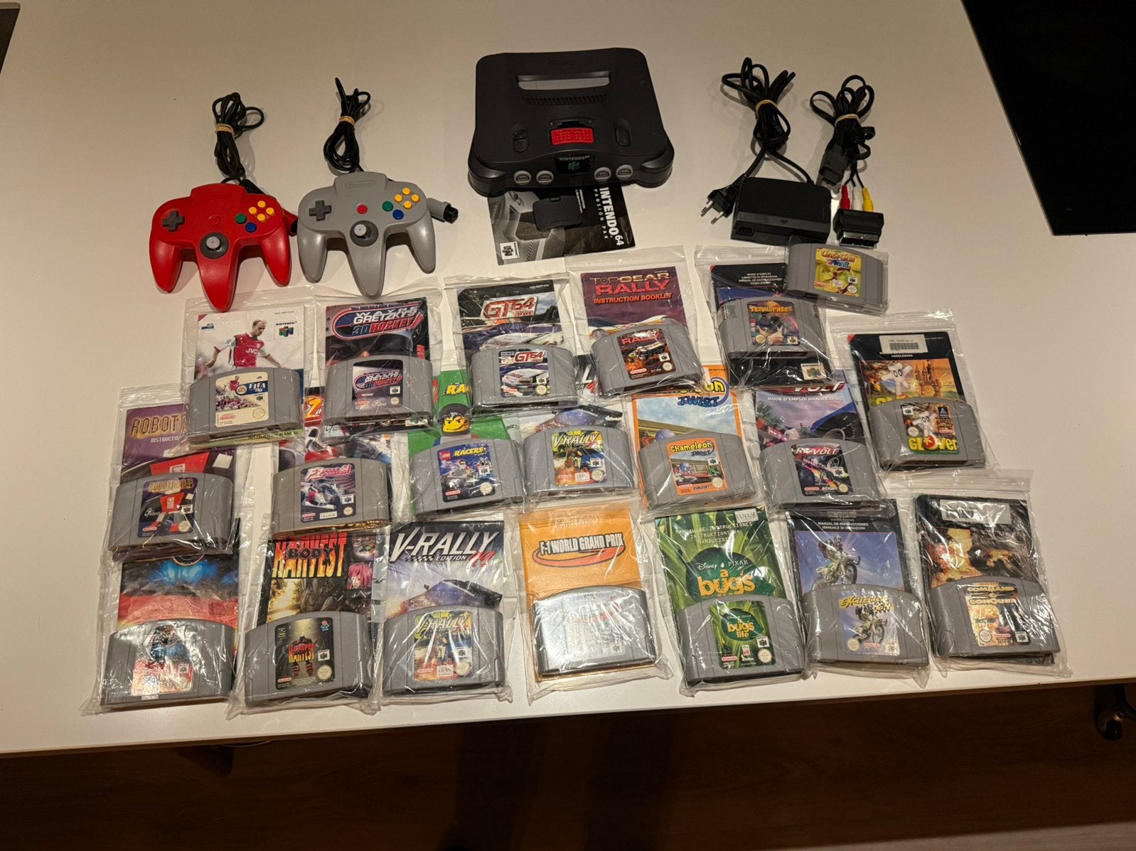 Nintendo 64 grote set!, Ophalen of Verzenden, Gebruikt, Met 2 controllers, Met games
