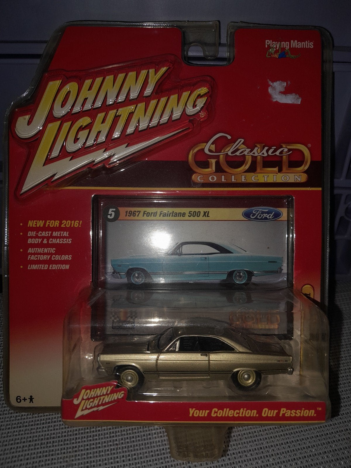 Johnny Lightning 1967 Ford Fairlane 500 XL 1:64, Ophalen of Verzenden, Nieuw, Auto