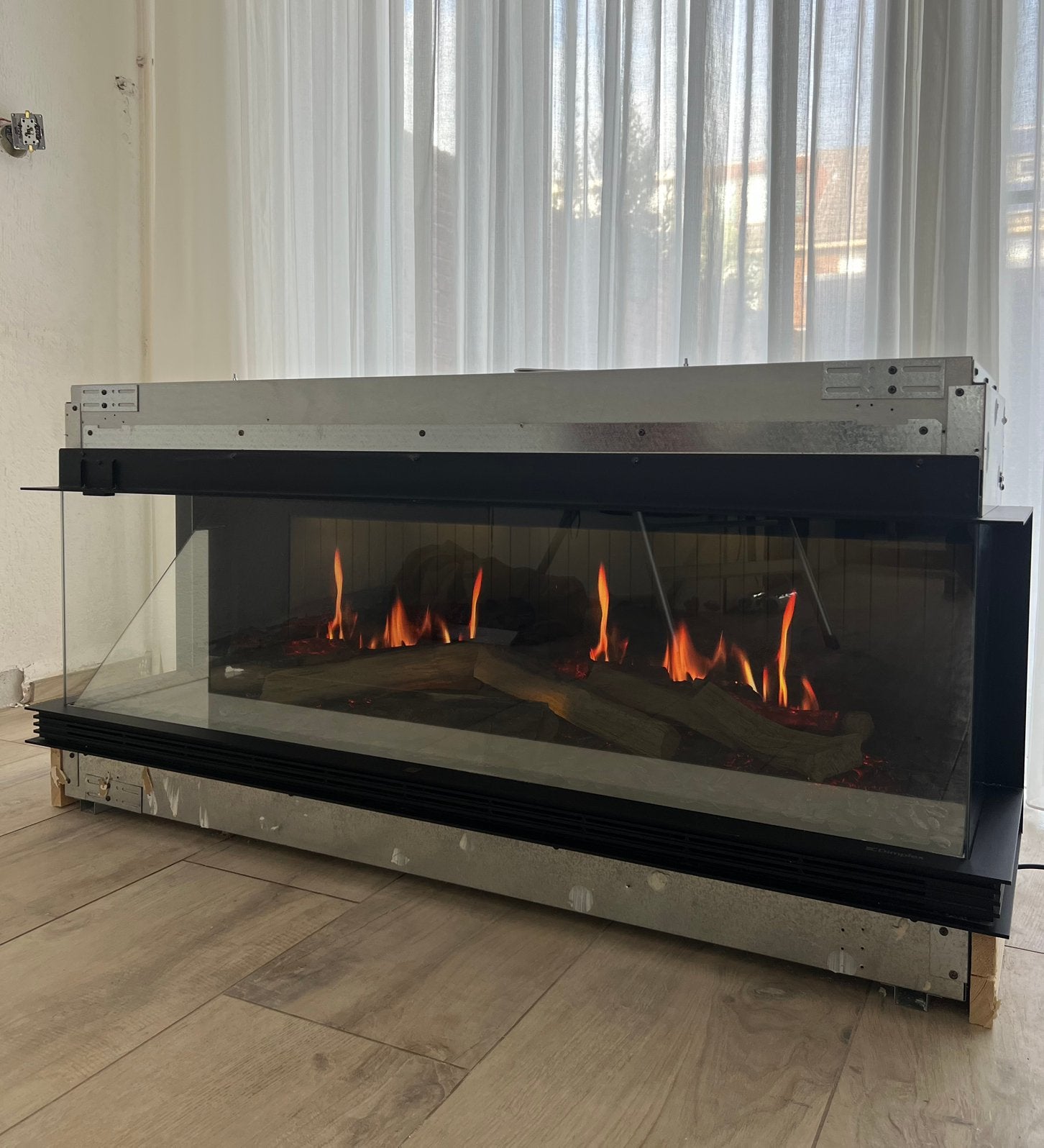 Dimplex Opti-V Vista 130 III 3-zijdige elektrische haard, Huis en Inrichting, Ophalen, Zo goed als nieuw, Inbouwhaard, Elektrische haard