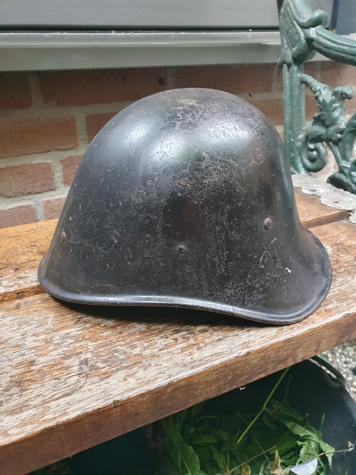Duitse M34 helm - WOII tijdperk, Ophalen of Verzenden, Overige soorten, Duitsland, Helm of Baret