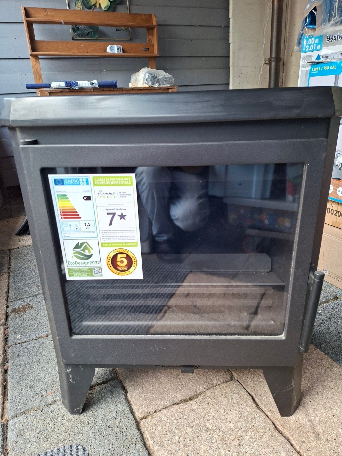 Houtkachel Nieuw, Huis en Inrichting, Ophalen, Vrijstaand, Hout, Nieuw