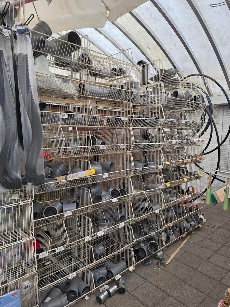 Diverse PVC afvoerbuizen en bochten, Doe-het-zelf en Verbouw, Buizen en Afvoer, Afvoer, Gebruikt, Pvc, Ophalen of Verzenden