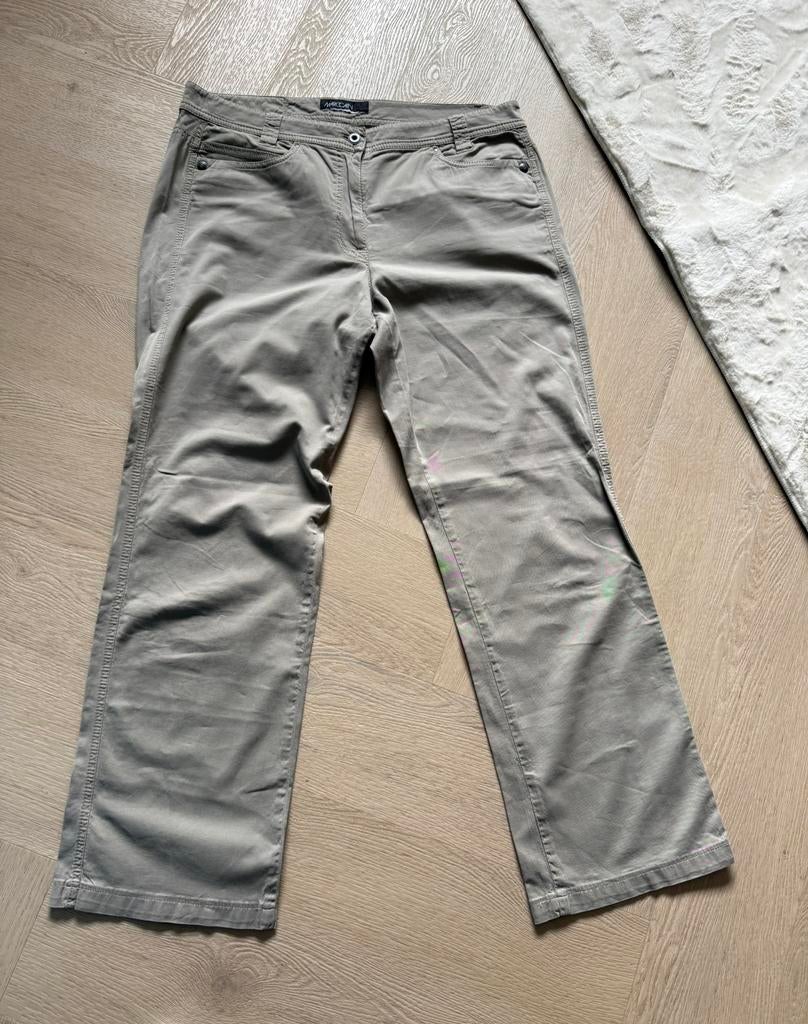 Marc Cain broek, Kleding | Dames, Ophalen of Verzenden, Zo goed als nieuw, Beige