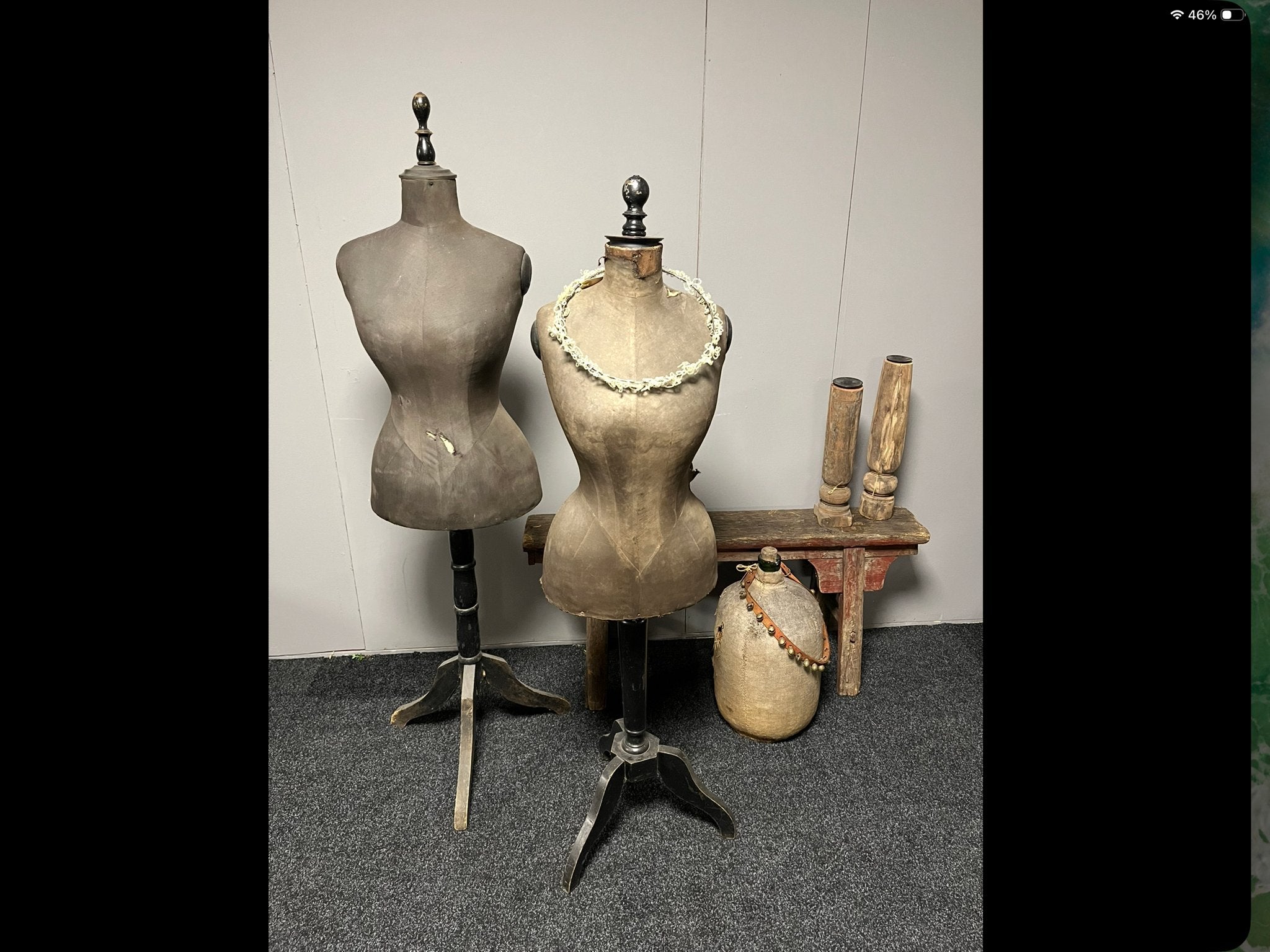 2 Brocante Wespentaille Paspoppen, Ophalen