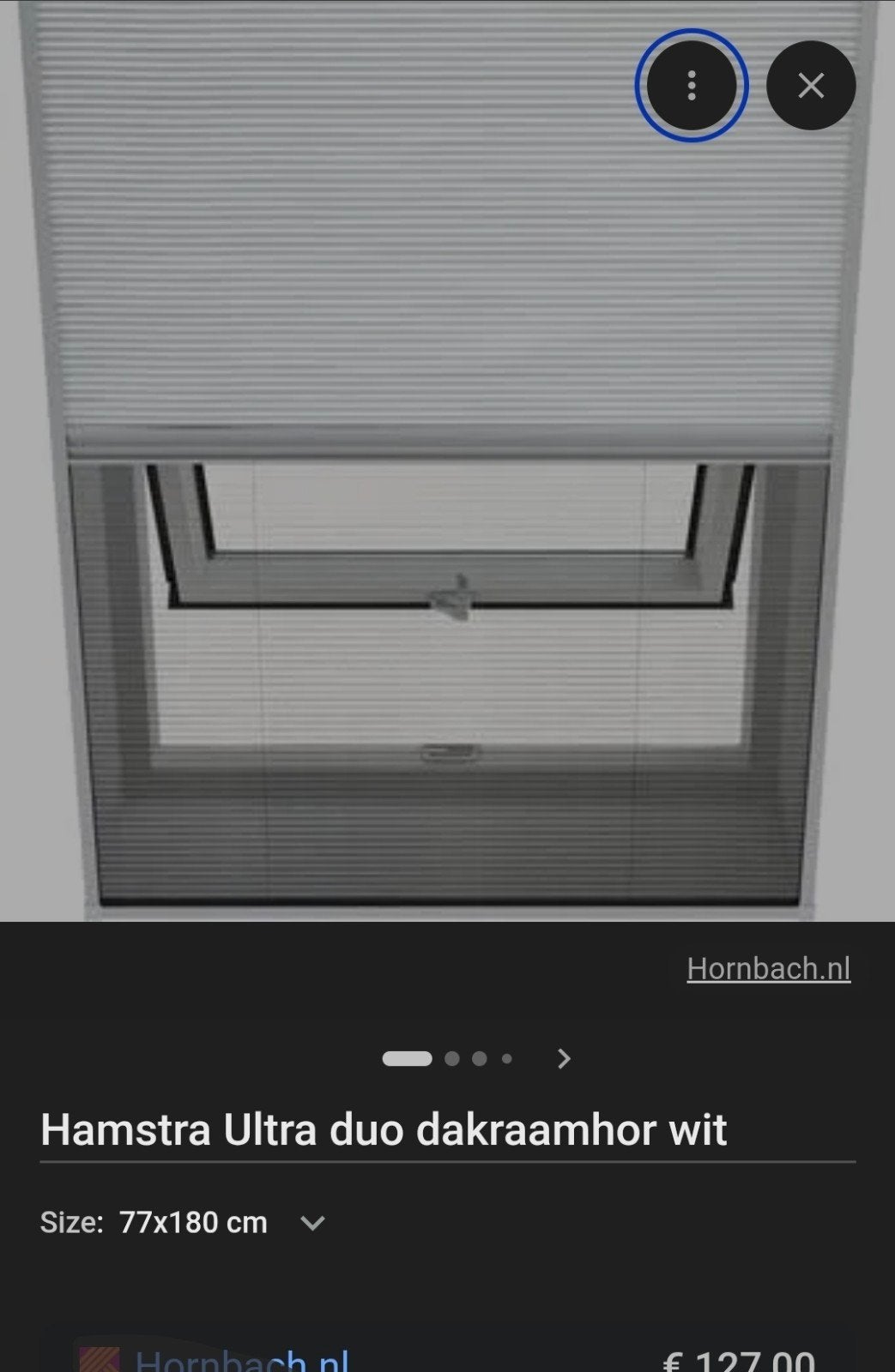 Hamstra duo plisséhor NIEUW, Ophalen of Verzenden, Nieuw, Binnendeur, 200 tot 215 cm