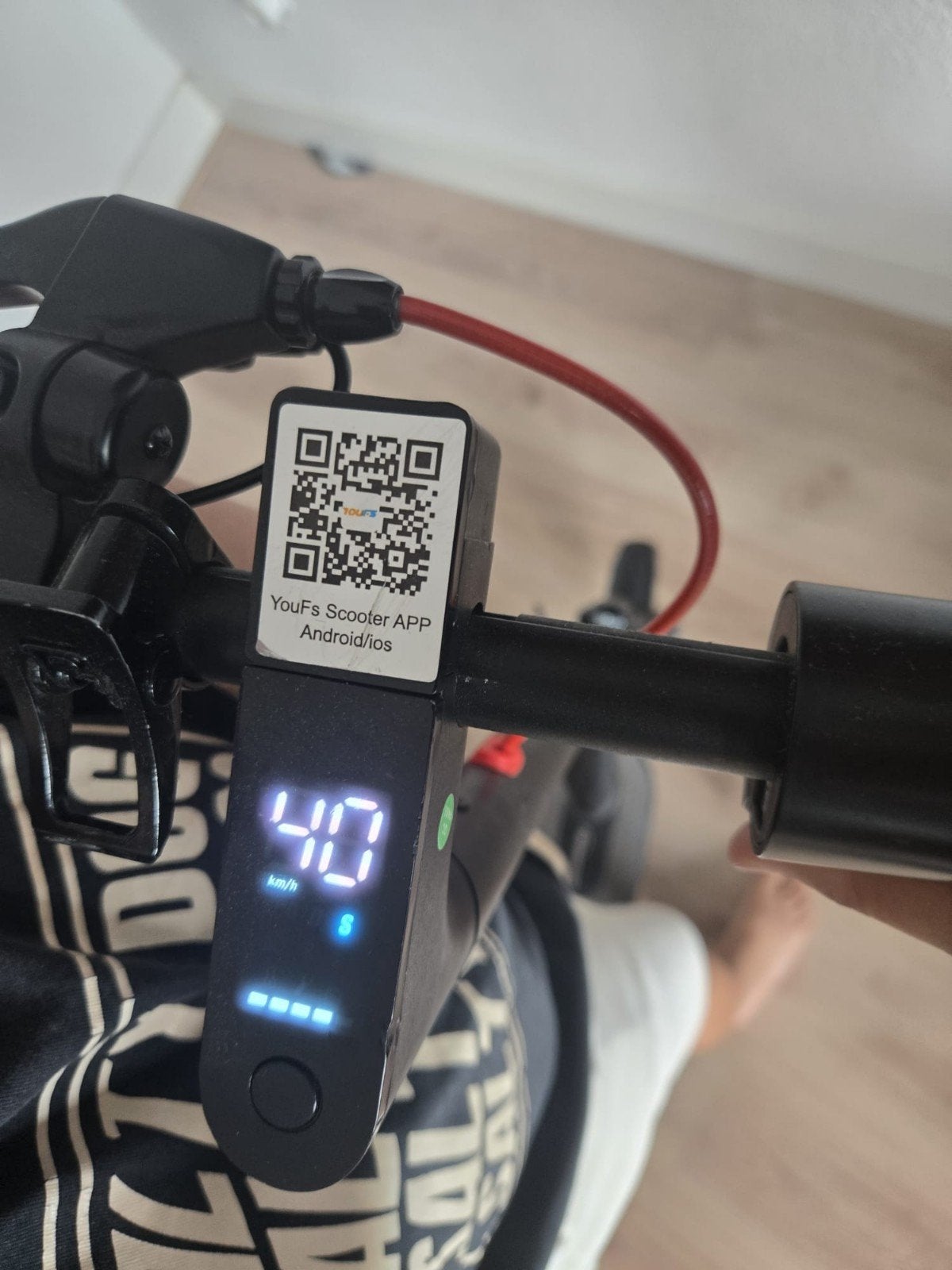 Elektrische step met display en app-ondersteuning, Ophalen of Verzenden, Gebruikt, Elektrische step (E-scooter), Onbekend