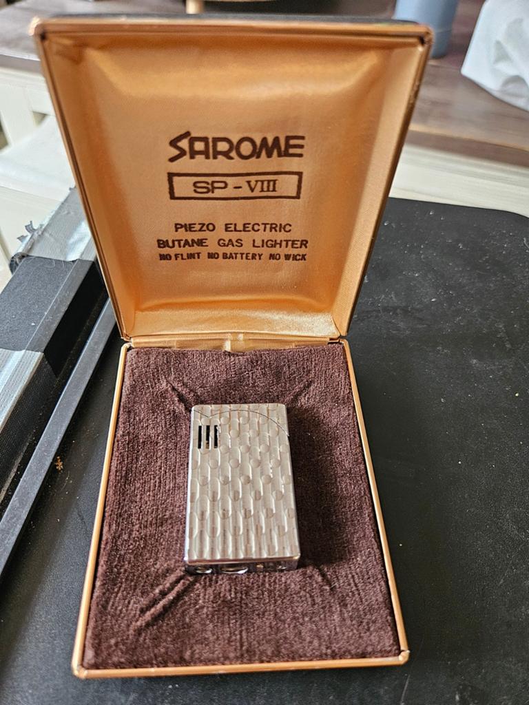 Sarome SP-VIII Piëzo Elektrische Butaan Gas Aanste, Verzamelen, Ophalen of Verzenden, Gebruikt, Aansteker