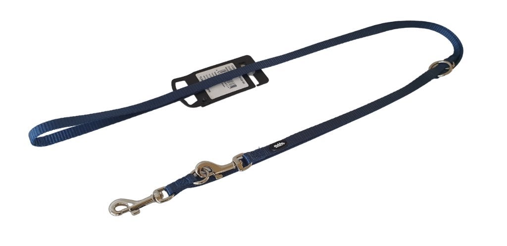 NOBBY Classic Verstelbare Hondenlijn XS Donkerblauw KOOPJE!, Ophalen of Verzenden, Nieuw, Hondenriem