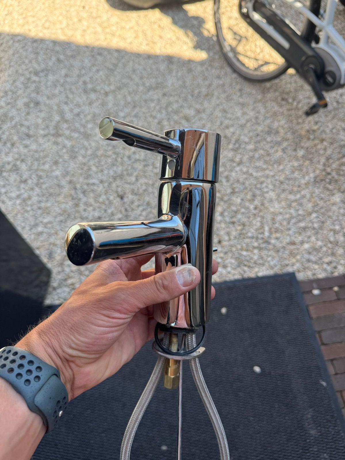 GROHE Wastafel mengkraan - Chroom, Doe-het-zelf en Verbouw, Sanitair, Ophalen, Gebruikt, Chroom, Wastafel