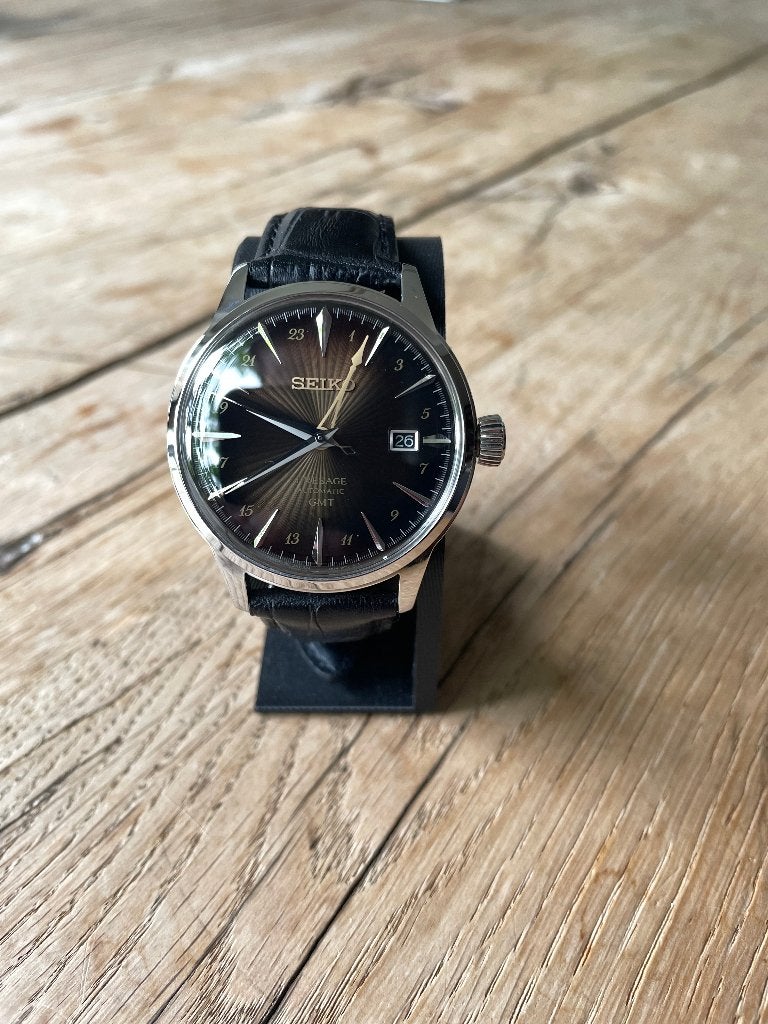 Seiko Presage, Sieraden, Tassen en Uiterlijk, Horloges | Heren, Seiko, Leer, Staal, Polshorloge
