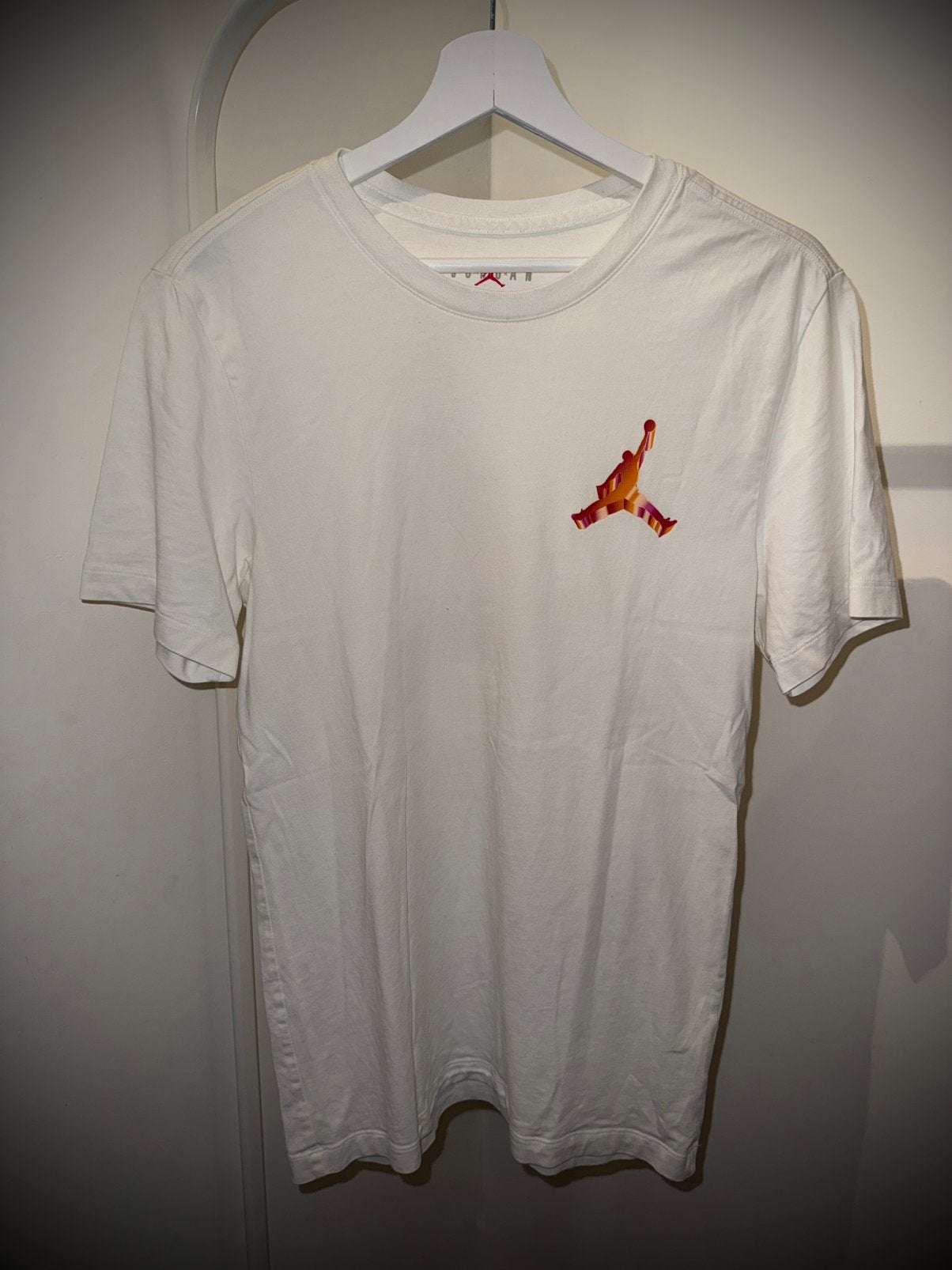 Nike Jordan T-Shirt maat s, Ophalen of Verzenden, Gedragen, Maat 46 (S) of kleiner, Wit
