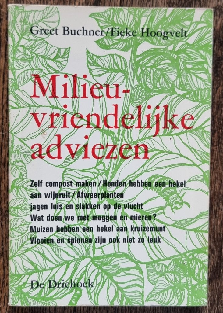 Milieuvriendelijke adviezen - Greet Buchner & Fieke Hoogvelt, Boeken, Ophalen of Verzenden, Gelezen, Greet Buchner; Fieke Hoogvelt