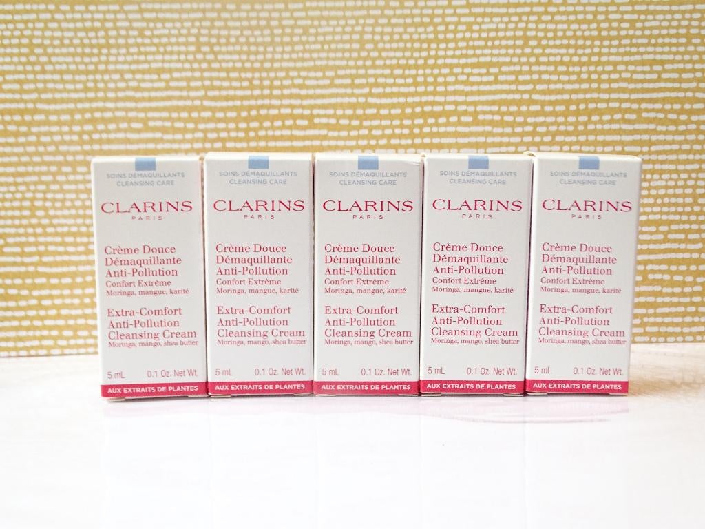 Clarins Extra-Comfort Anti-Pollution Cleansing Cream 25ml (5, Ophalen of Verzenden, Nieuw, Gehele gezicht, Reiniging