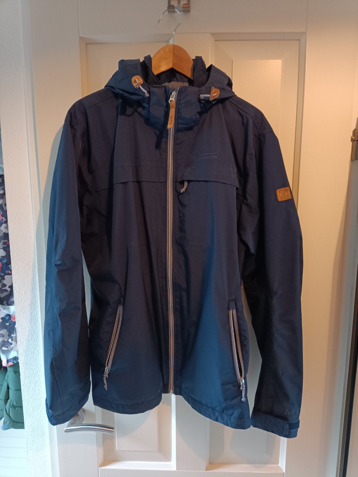 Tenson Heren Jas Maat XL - Blauw, Blauw, Maat 56/58 (XL), Ophalen of Verzenden, Zo goed als nieuw