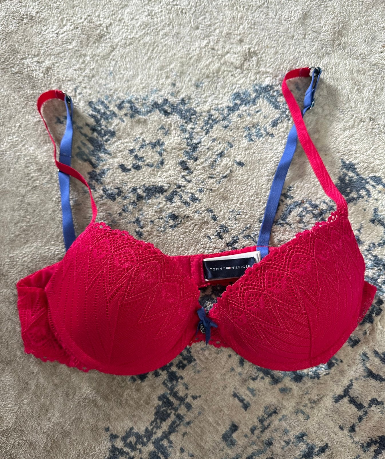 Nieuwe roze kanten beugel bh Tommy Hilfiger maat 75B, Ophalen of Verzenden, Roze, BH