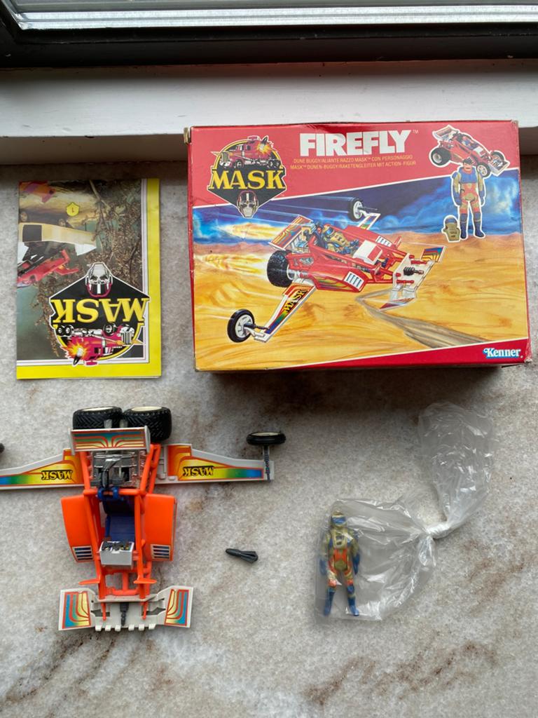 Originele Kenner M.A.S.K. Firefly CIB + poster/instructies, Ophalen of Verzenden, Gebruikt