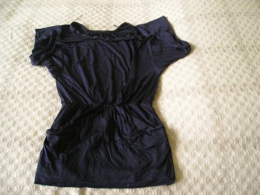 apart blauw shirt / tuniek Zara maat S, Blauw, Zara, Zo goed als nieuw, Korte mouw
