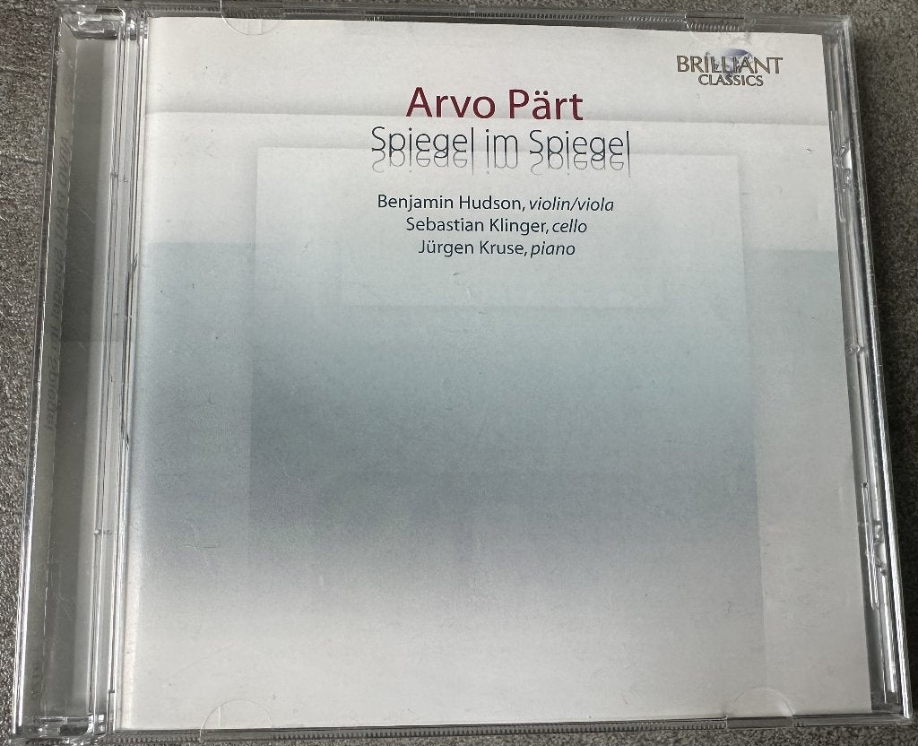 ARVO PART - SPIEGEL IM SPIEGEL - CD, Ophalen of Verzenden, Zo goed als nieuw