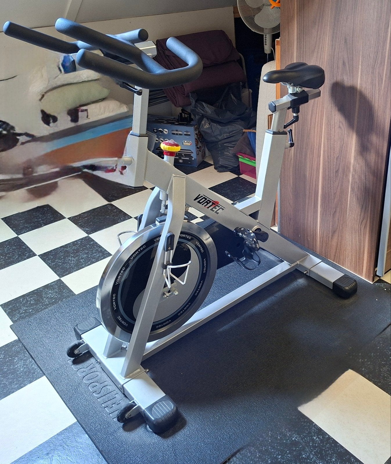 Vortec Spinningfiets - Zo goed als nieuw, Ophalen, Spinningfiets, Zo goed als nieuw, Metaal