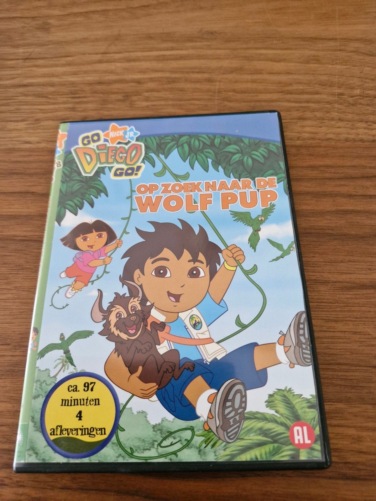 Go Diego Go! Op zoek naar de Wolf Pup DVD, Gebruikt, Animatie, Nederlands, Ophalen of Verzenden