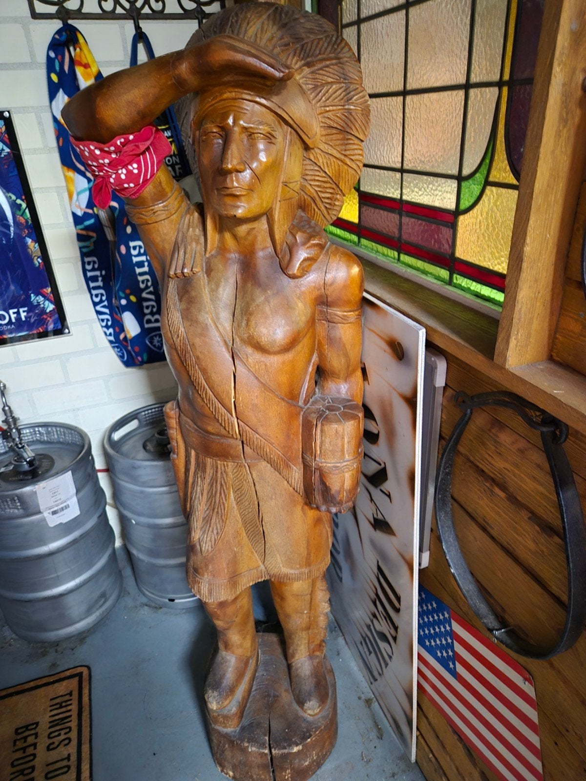 Mancave spullen, Ophalen