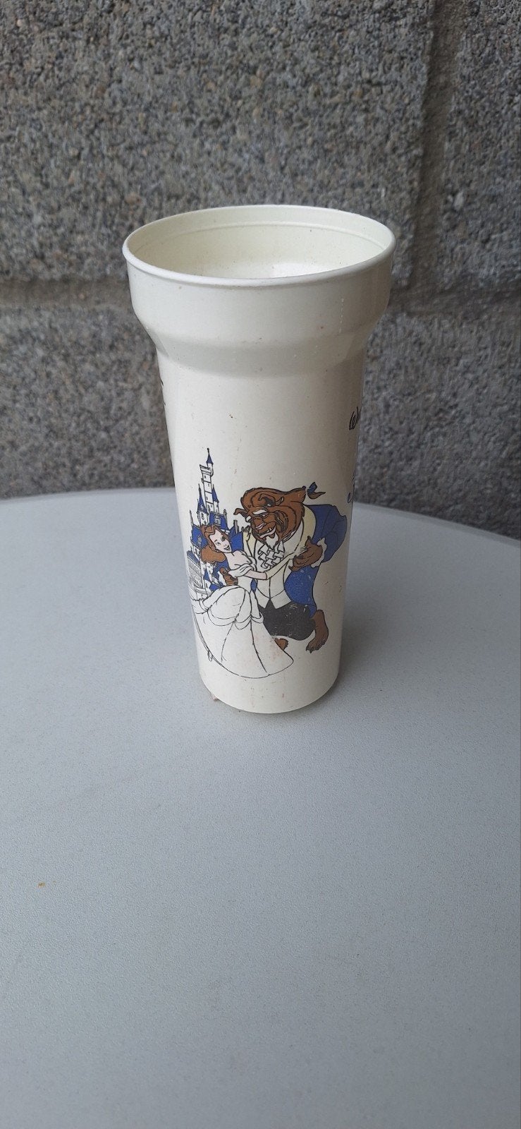Coca cola Belle en het beest disney beker duits (23826), Gebruikt, ., Assepoester of Belle, Coca cola