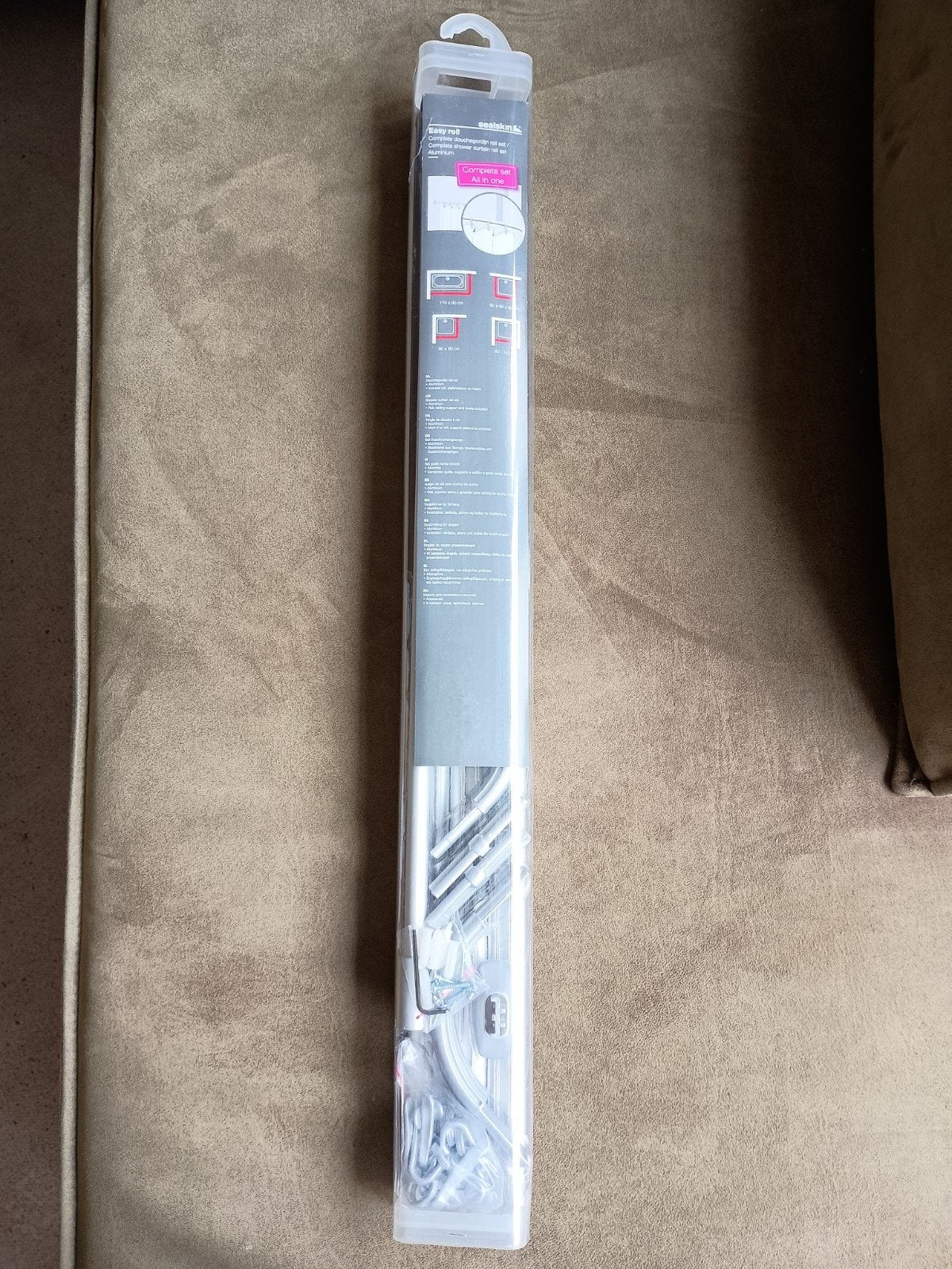 NIEUW Sealskin Douchegordijn Rail Set Aluminium, Ophalen of Verzenden, Nieuw, Met douche