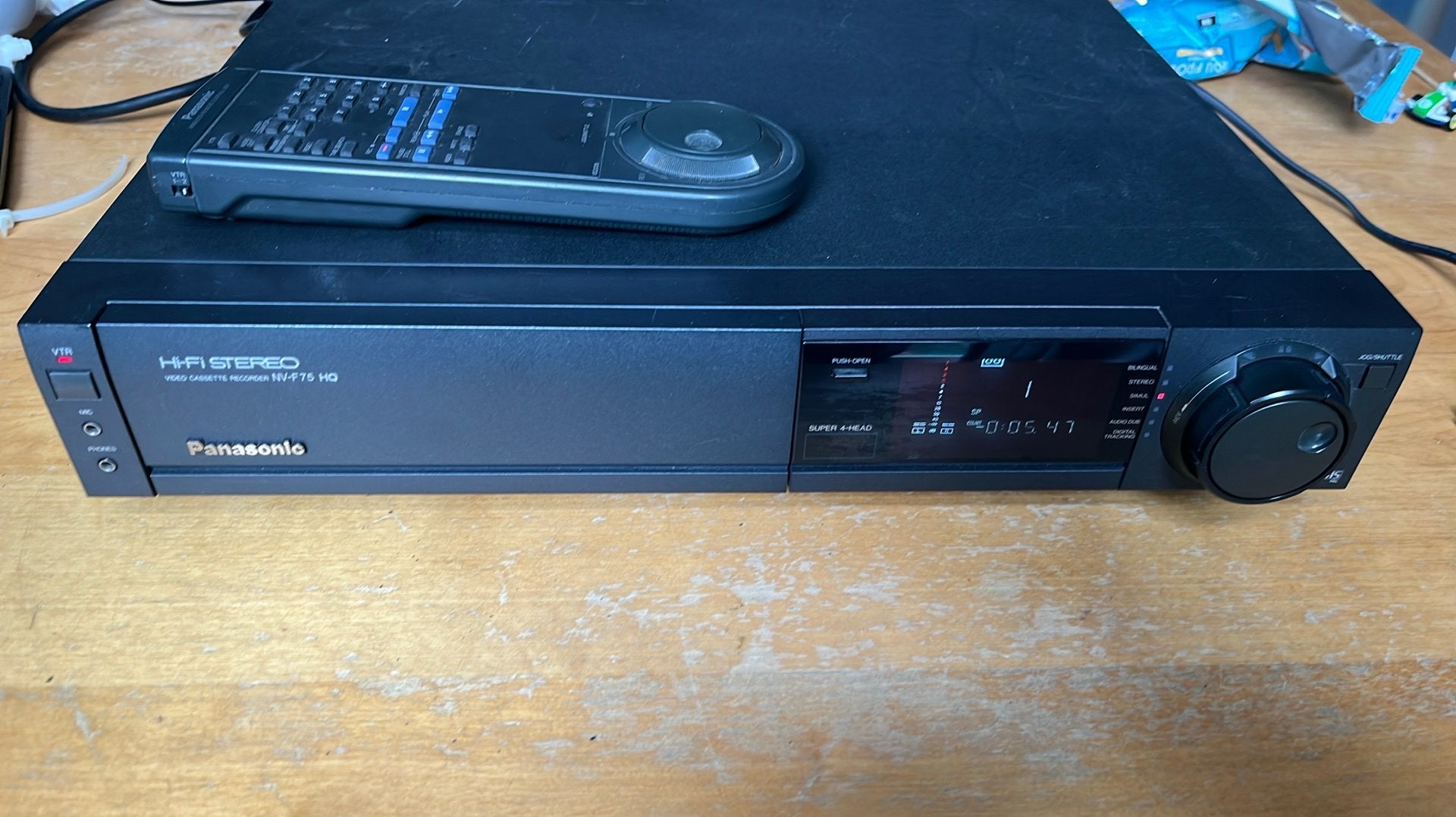 Panasonic editing video recorder met afstand bediening, Ophalen of Verzenden, Zo goed als nieuw, Overige merken