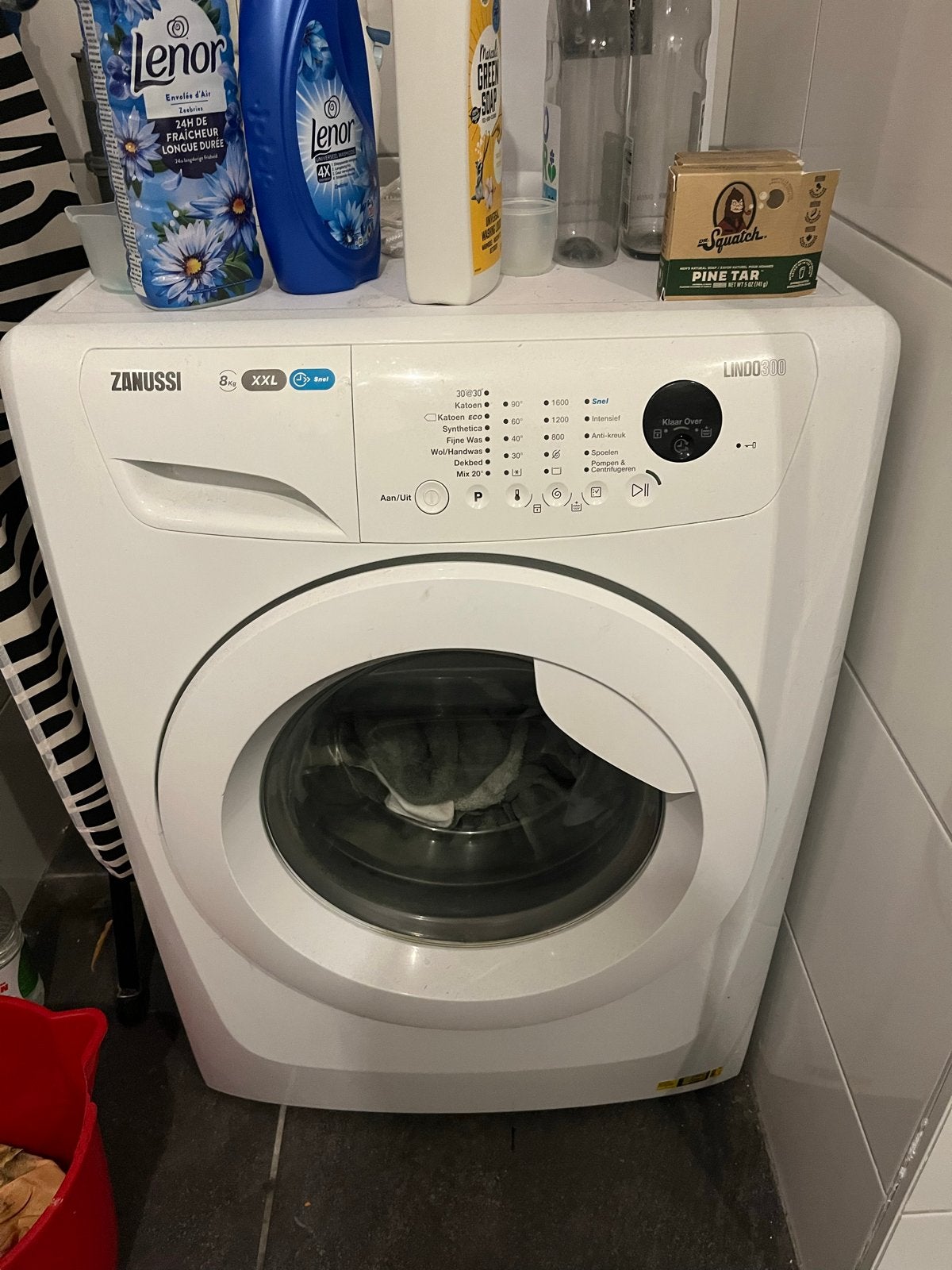 Zanussi ZWF81663W Wasmachine - 8kg - Goede staat, Witgoed en Apparatuur, Wasmachines, Ophalen, 1200 tot 1600 toeren, Gebruikt