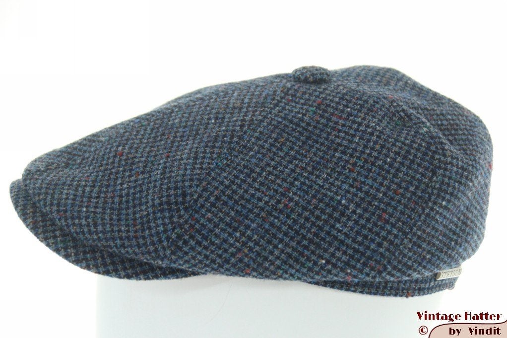 Panelenpet Stetson blauw wol katoen 55,5 = S tot XS nieuw, Stetson, Nieuw, Ophalen of Verzenden, Pet