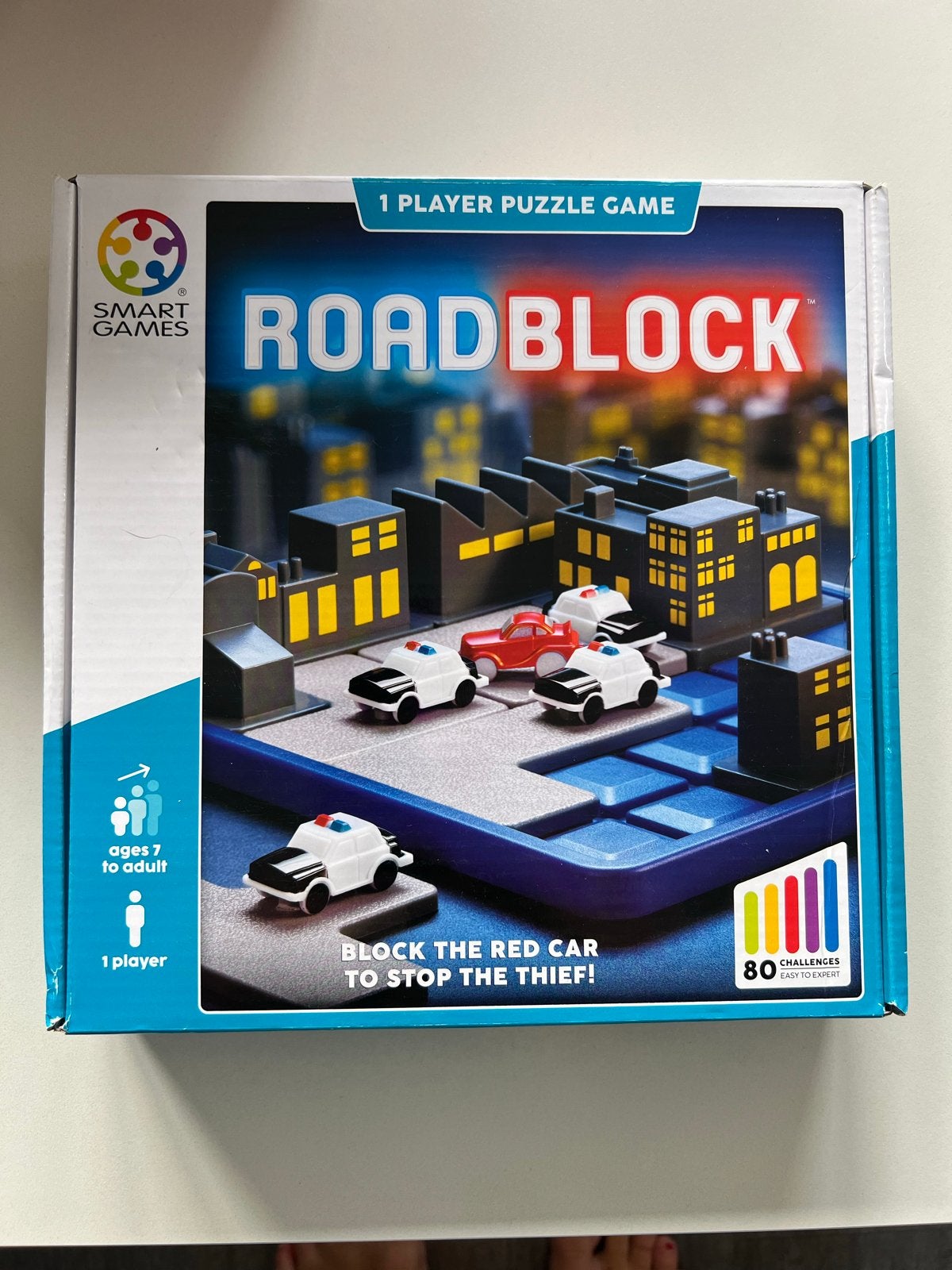 SmartGames Roadblock - Logisch Puzzelspel, Hobby en Vrije tijd, Een of twee spelers, Ophalen of Verzenden, Zo goed als nieuw