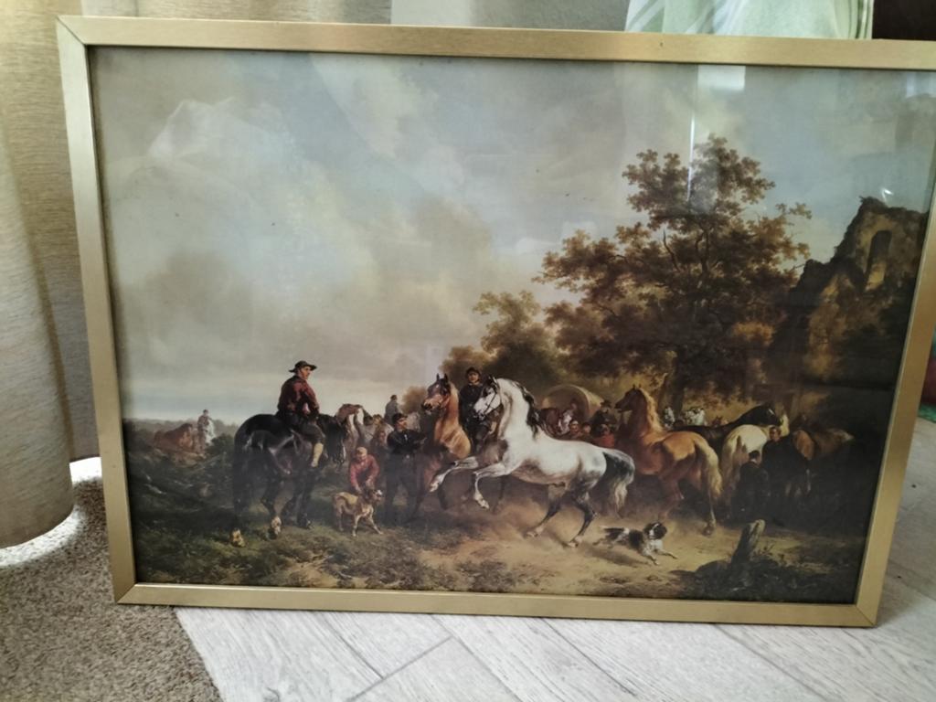 "Een paardenmarkt" door de kunstenaar Wouter Verschuur, Ophalen