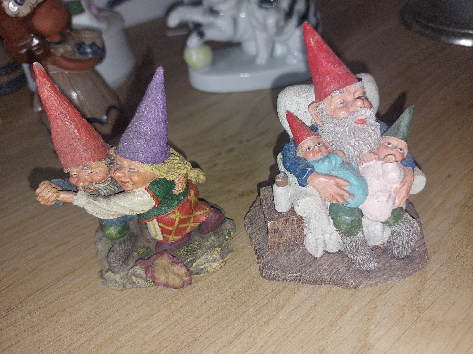 Set van 2 Egbert Classic Gnomes beeldjes, 2001, Verzamelen, Ophalen of Verzenden