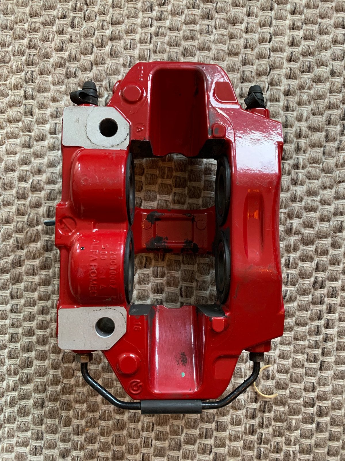 Brembo Remklauw LV Alfa Romeo Giulia Rood voor 305MM remmen, Ophalen of Verzenden, Gebruikt, Alfa Romeo