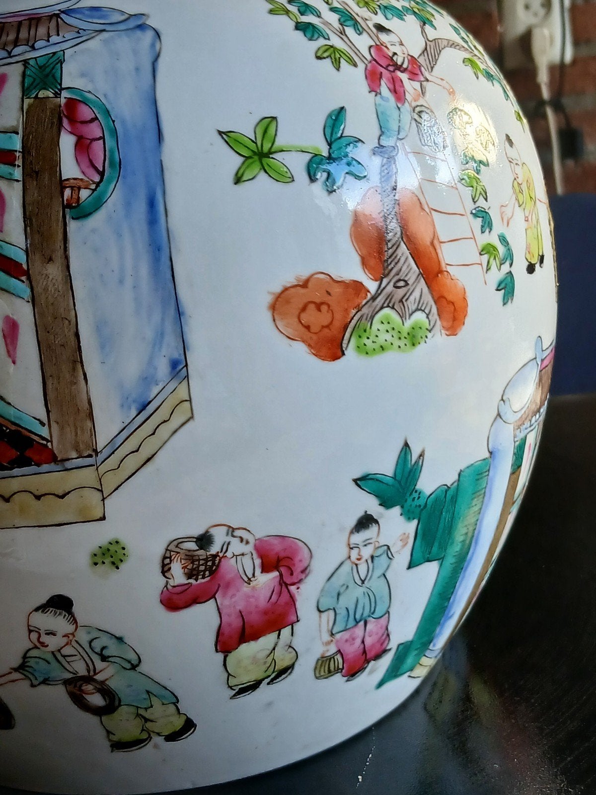 Chinees Gemberpot met deksel ,gaaf, Ophalen of Verzenden