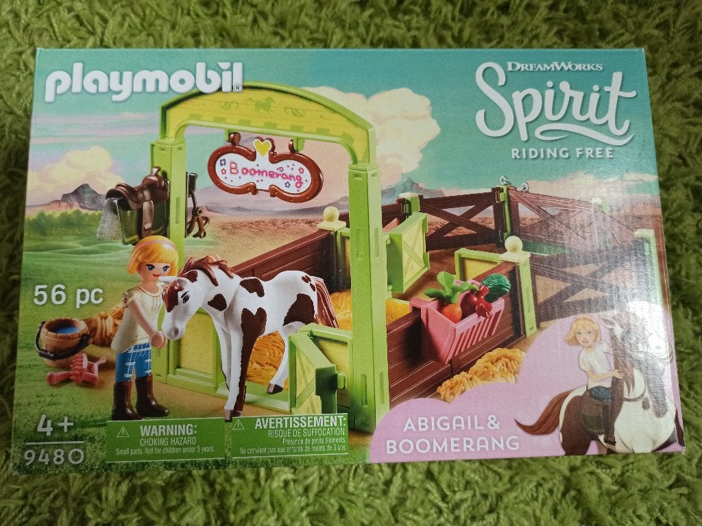 Playmobil spirit Abigail en boomerang 9480, Gebruikt, Overige typen, Ophalen of Verzenden, Overige series
