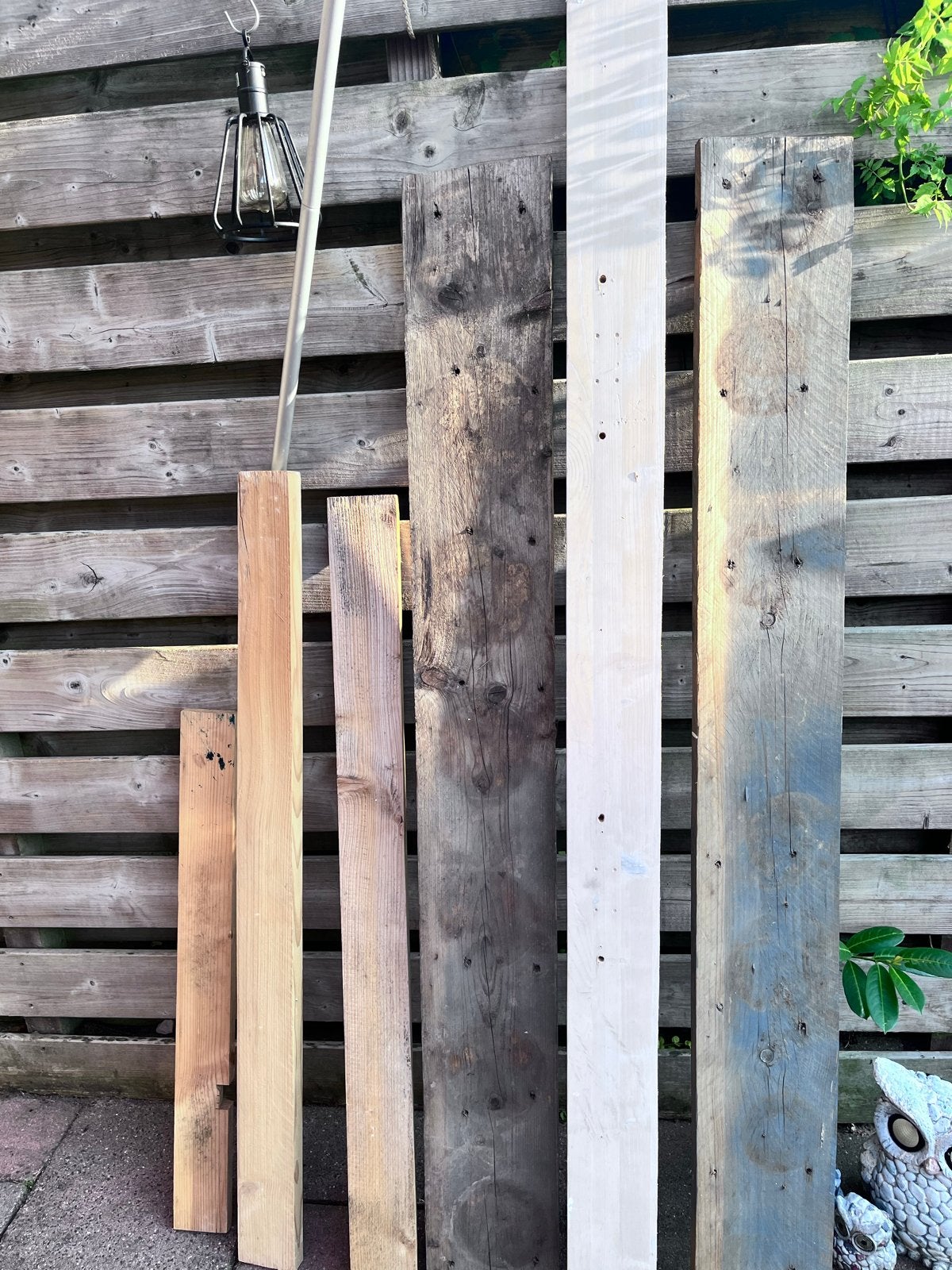 GRATIS/Diverse houten planken en balken - Gebruikt, Gebruikt, Minder dan 25 mm, Grenen, Balk