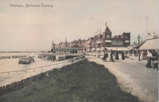 Vlissingen Boulevard Evertsen, Verzenden, Voor 1920, Ongelopen, Zeeland