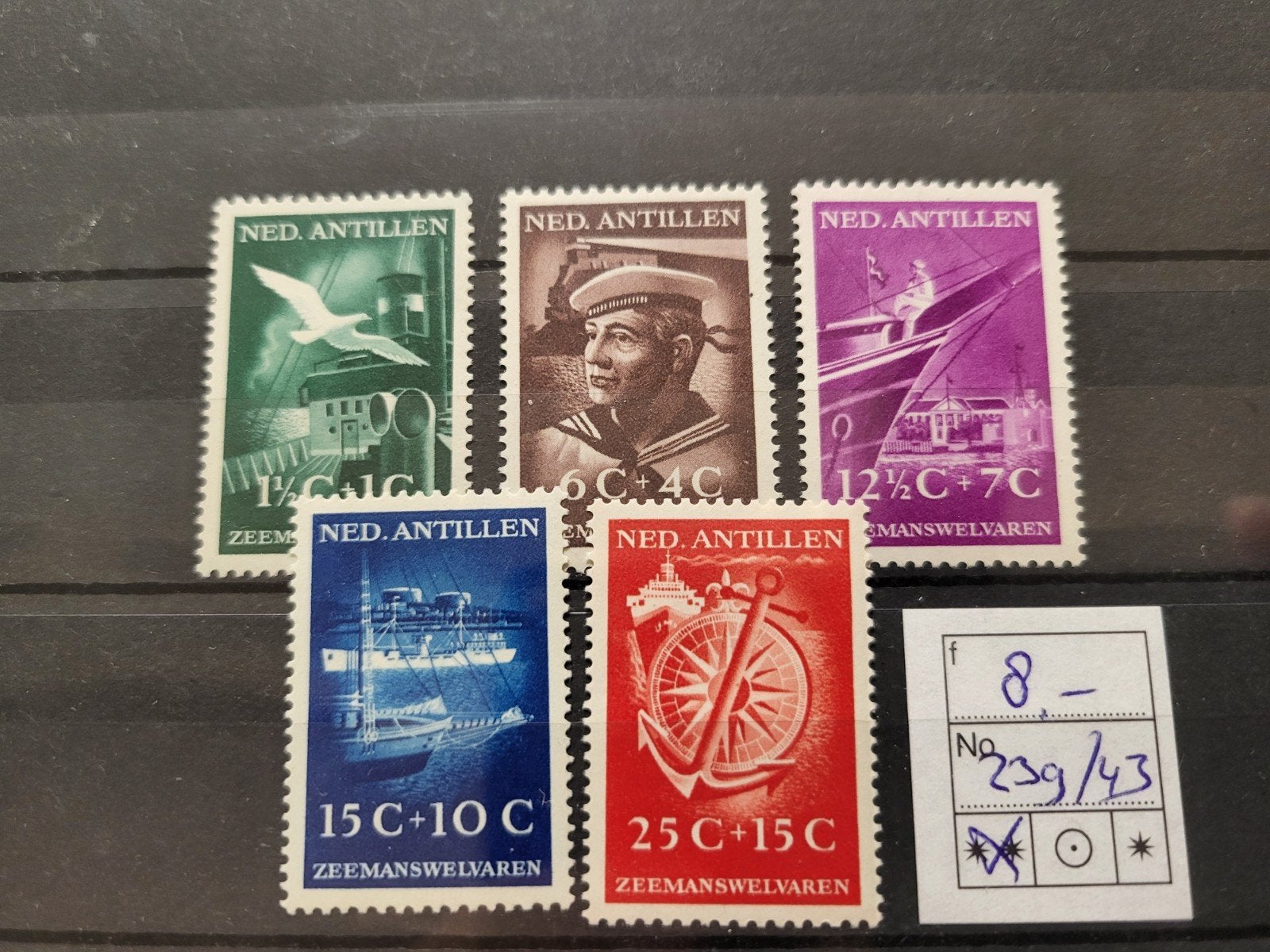 Antillen 239/43 POSTFRIS, Ophalen of Verzenden, Postfris
