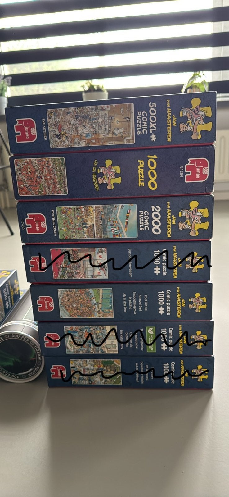 Puzzels te koop (oa Jan van Haasteren), Hobby en Vrije tijd, Denksport en Puzzels, Ophalen, Zo goed als nieuw, Legpuzzel